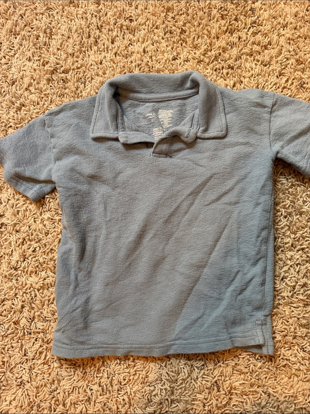 Boys' Short Sleeve Polo Shirt - Gray
